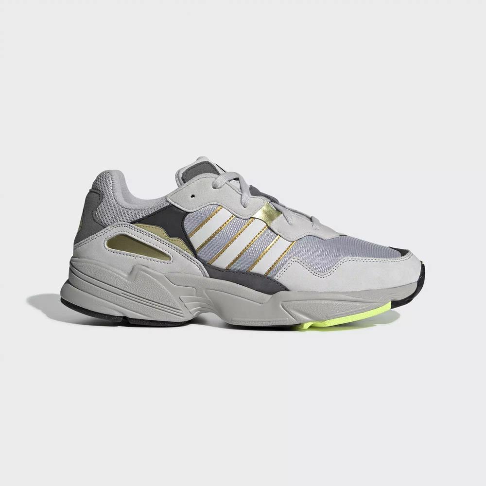 Adidas Yung-96 Tenis Plateados Para Hombre (MX-81134)